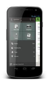 Evernote app for Android