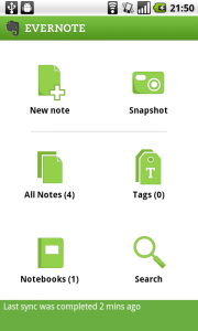 evernote app for android