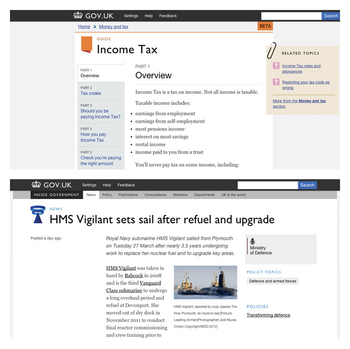 Government Digital Service Design Principles