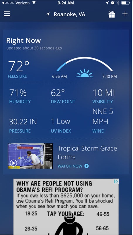 Фото: The Weather Channel