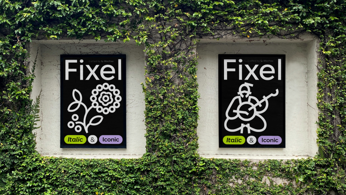 fixel free font