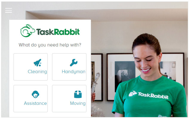 Ресурс TaskRabbit: Кнопки у мережі не мають бути скевоморфними – це означає, що вони не мусять точно відтворювати фізичні клавіші. Ці чотири кнопки виконують свою функцію завдяки чітким межам, послідовній моделі, і тому, що вони не перекриваються жодними іншими елементами.